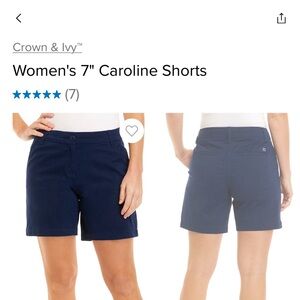 2/$30 NWT Women’s Caroline Navy Shirts by Crown & Ivy